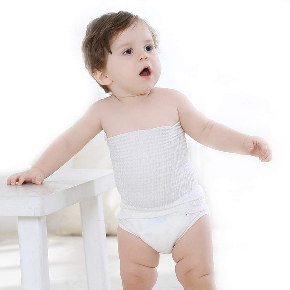 6Pack Baby Organic Cotton Baby Belly Button Band Newborn Belly Wraps Umbilical Hernias Truss Belt Infant - Image 2